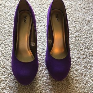 Purple Mossimo Suede pumps